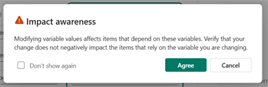 Impact awareness warning